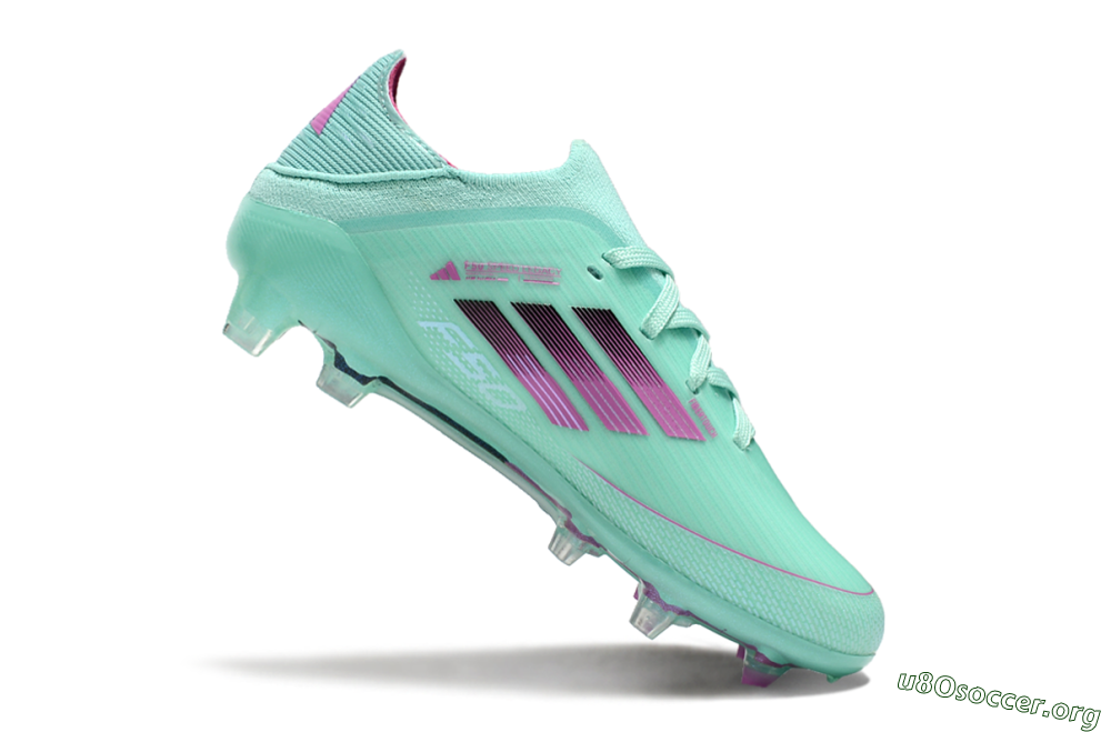 Adidas F50 Elite FG Football Boots - Jade/Purple/Black 4