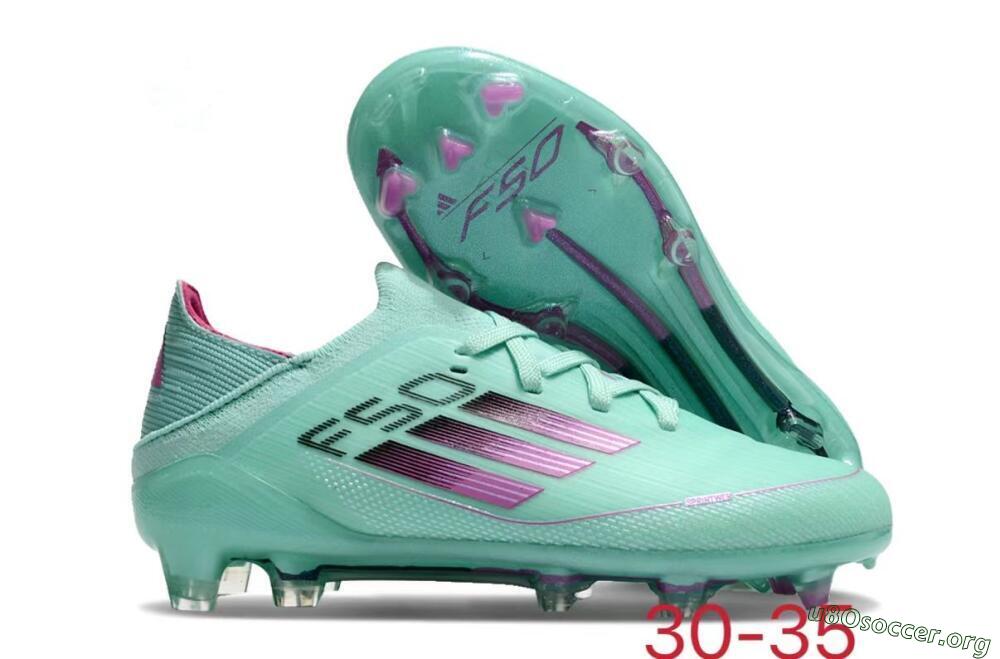 Adidas F50 Elite FG Football Boots - Jade/Purple/Black 2