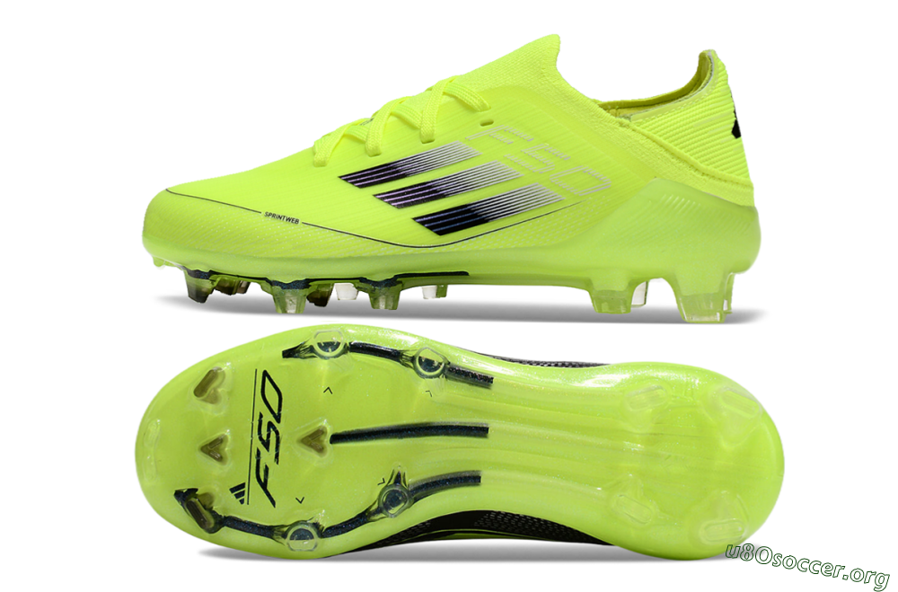 Adidas F50 Elite FG Football Boots - Yellow/Black 1