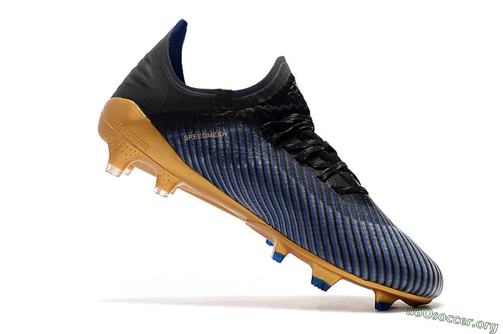 Adidas X 19.1 FG Football Boots - Blue/Black/Gold 7