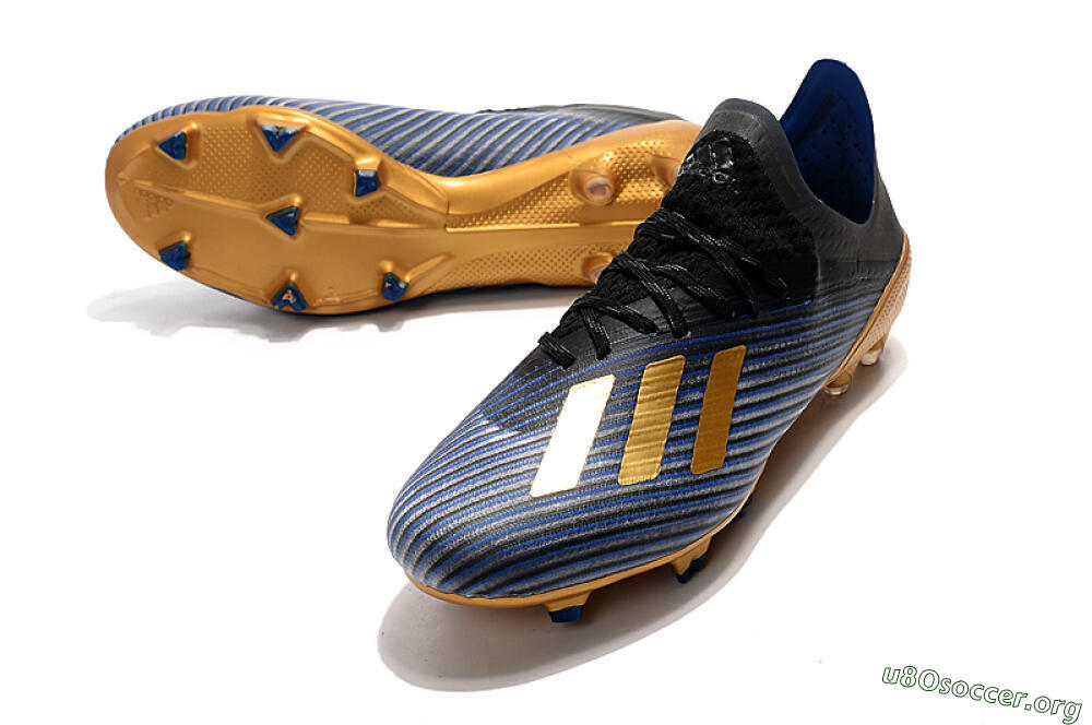 Adidas X 19.1 FG Football Boots - Blue/Black/Gold 0