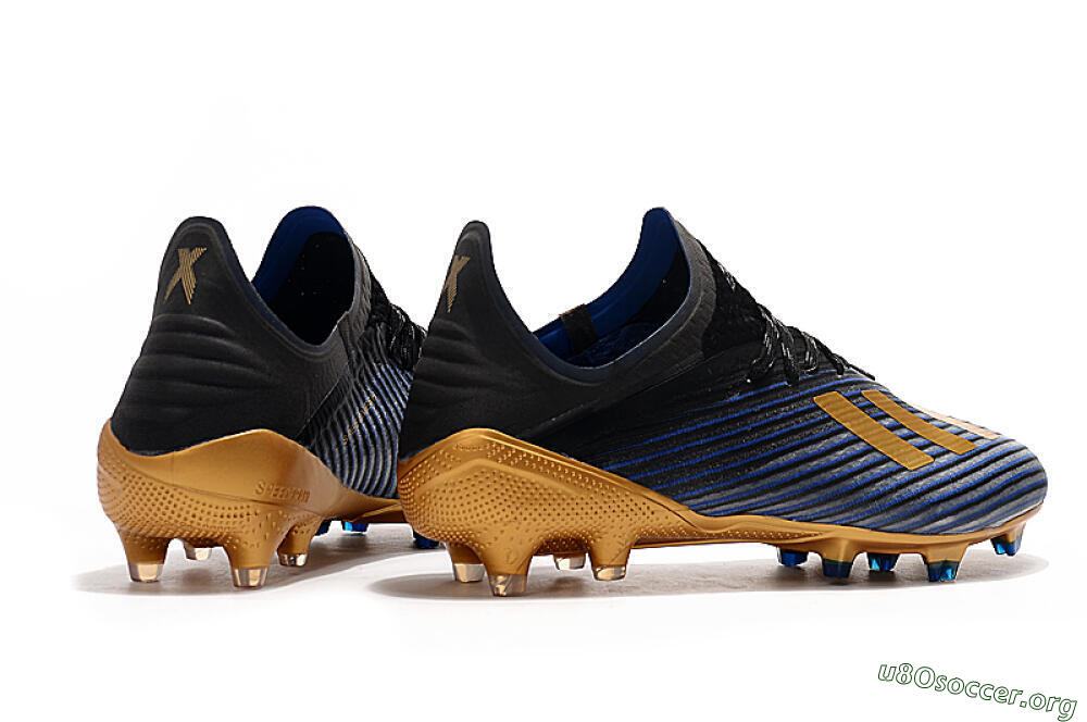 Adidas X 19.1 FG Football Boots - Blue/Black/Gold 9