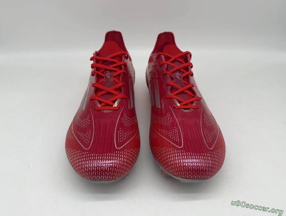 Adidas F50 Elite FG Football Boots - Red/Silver/White