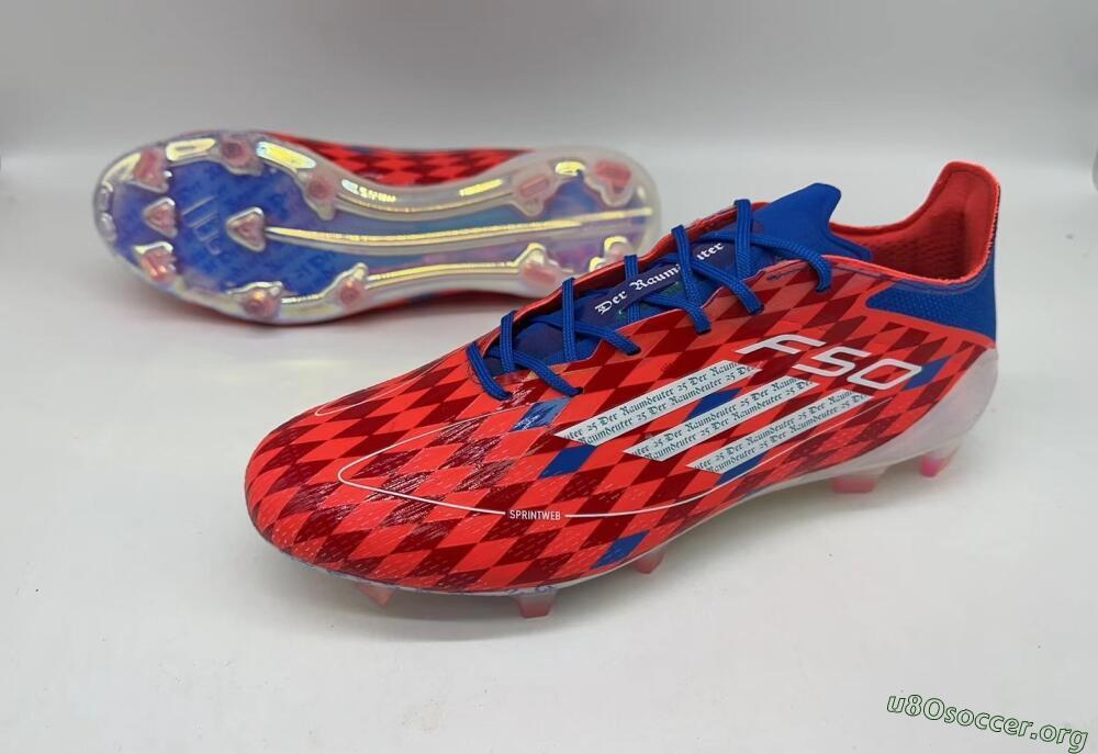 Adidas F50 Elite FG Football Boots - Red/White/Blue