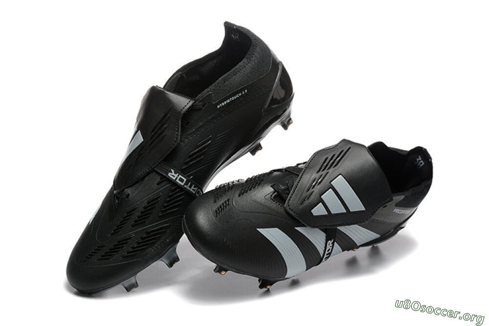 Adidas Predator Elite Foldover Tongue FG Football Boots - Black/Silver/White 6