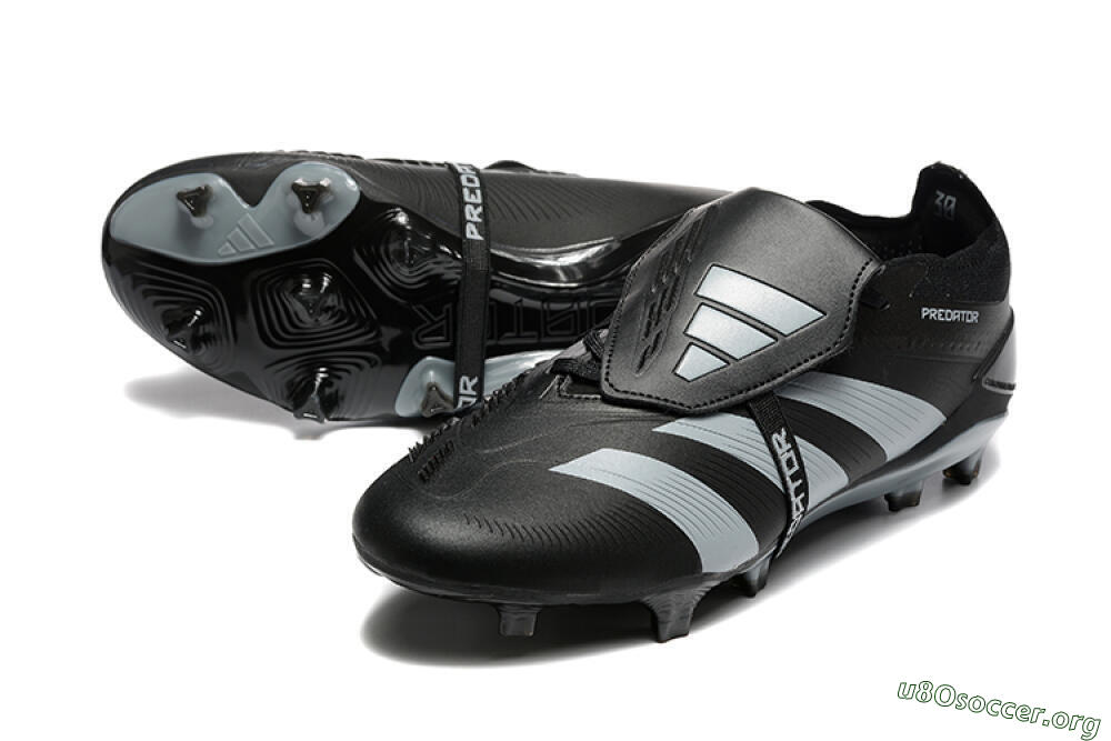Adidas Predator Elite Foldover Tongue FG Football Boots - Black/Silver/White 0