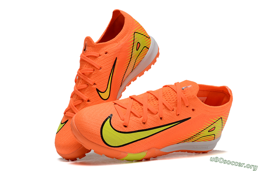 Kids Nike Air Zoom Mercurial Vapor 16 Elite TF Football Shoes - Orange/Yellow/Black/White 0
