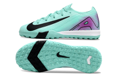 Kids Nike Air Zoom Mercurial Vapor 16 Elite TF Football Shoes - Jade/Purple/Black/White