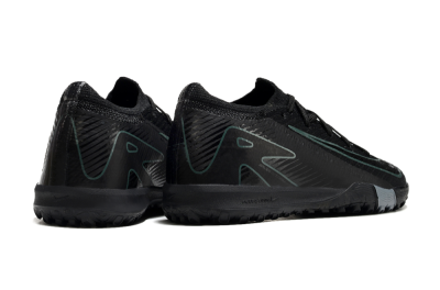 Kids Nike Air Zoom Mercurial Vapor 16 Elite TF Football Shoes - Black/Green/Silver