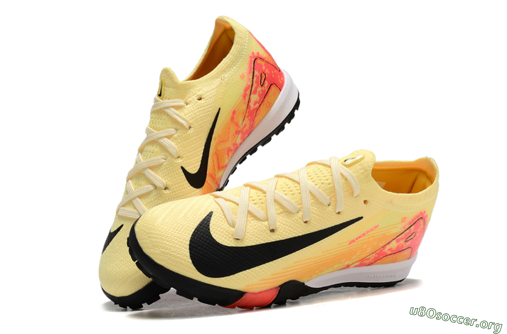 Kids Nike Air Zoom Mercurial Vapor 16 Elite TF Football Shoes - Yellow/Red/Black 0