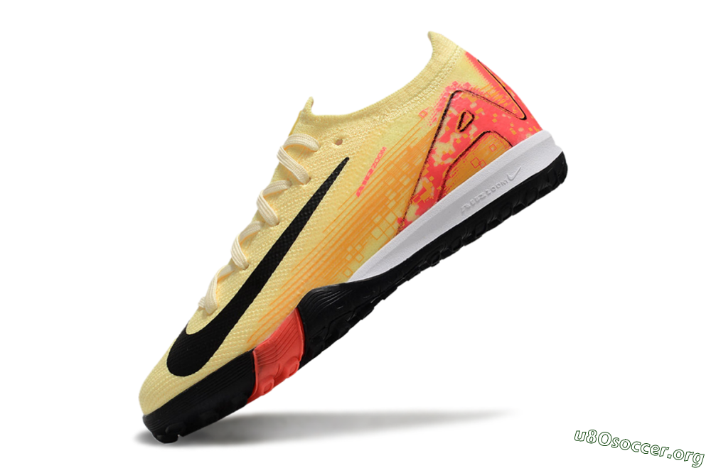 Kids Nike Air Zoom Mercurial Vapor 16 Elite TF Football Shoes - Yellow/Red/Black 5