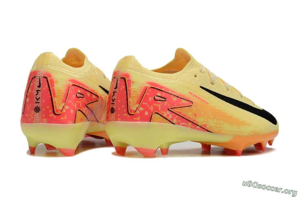 Kids Nike Air Zoom Mercurial Vapor 16 Elite FG Football Boots - Yellow/Red/Black 7