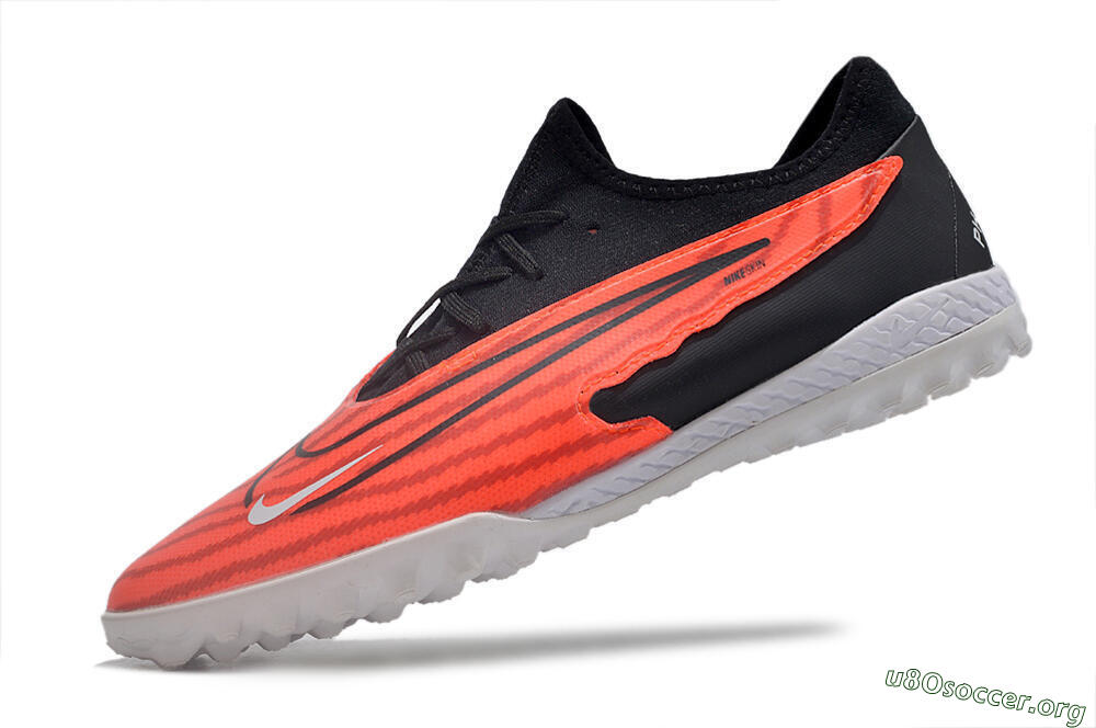 Nike React Phantom GX Pro TF Football Shoes - Red/Black/White 8