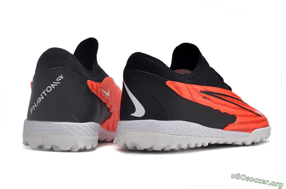 Nike React Phantom GX Pro TF Football Shoes - Red/Black/White 9