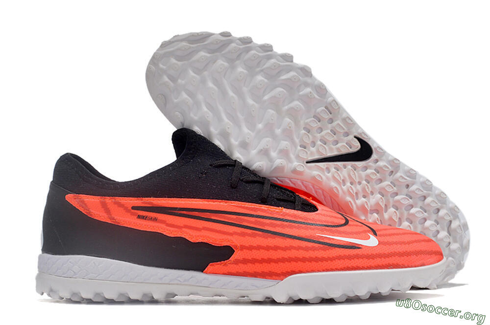 Nike React Phantom GX Pro TF Football Shoes - Red/Black/White 2