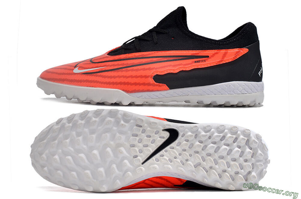 Nike React Phantom GX Pro TF Football Shoes - Red/Black/White 1
