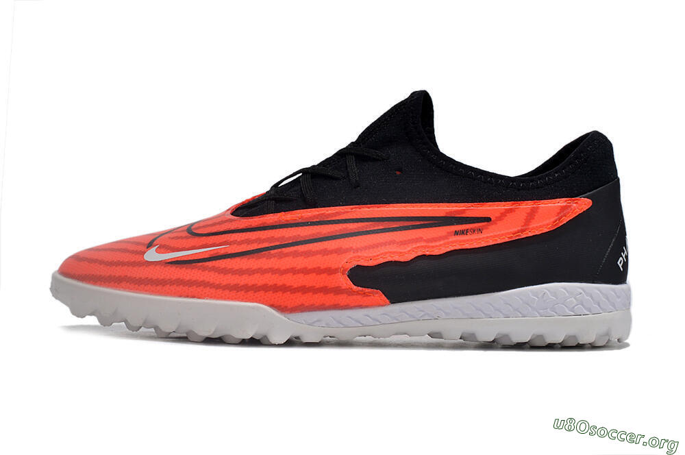Nike React Phantom GX Pro TF Football Shoes - Red/Black/White 3