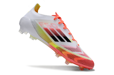 Adidas F50 Elite FG Football Boots - White/Red/Yellow
