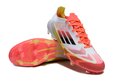 Adidas F50 Elite FG Football Boots - White/Red/Yellow