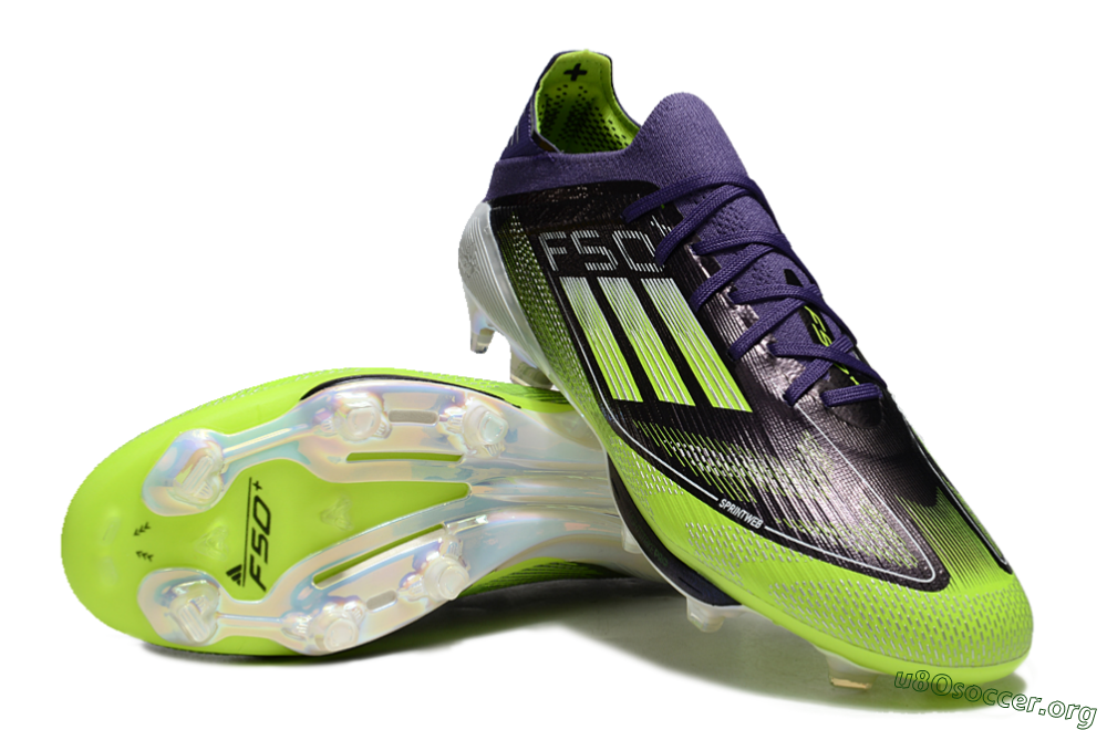 Adidas F50+ Lightstrike Pro FG Football Boots - Purple/Yellow/White 1