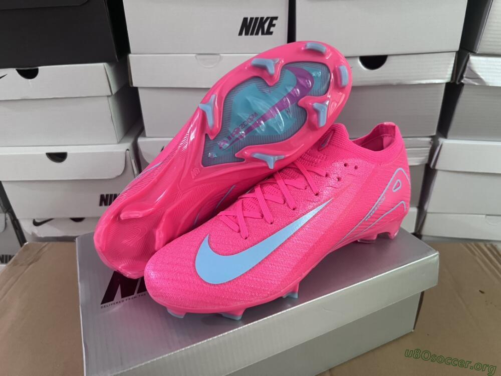Nike Air Zoom Mercurial Vapor 16 Elite FG Football Boots - Red/Jade
