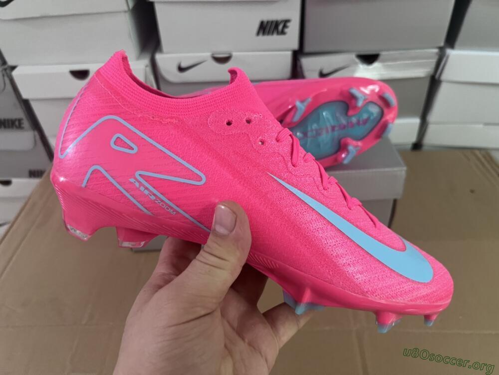 Nike Air Zoom Mercurial Vapor 16 Elite FG Football Boots - Red/Jade