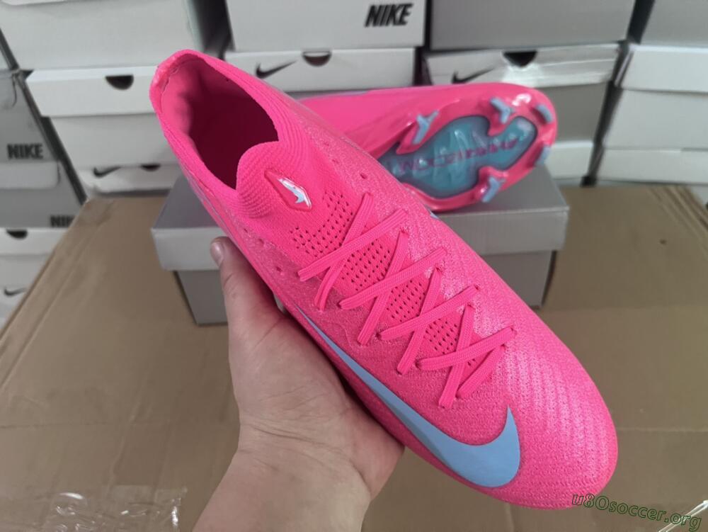 Nike Air Zoom Mercurial Vapor 16 Elite FG Football Boots - Red/Jade