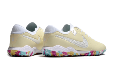 Nike Tiempo Legend 10 Pro TF Football Shoes - Beige/White/Rainbow