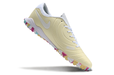 Nike Tiempo Legend 10 Pro TF Football Shoes - Beige/White/Rainbow