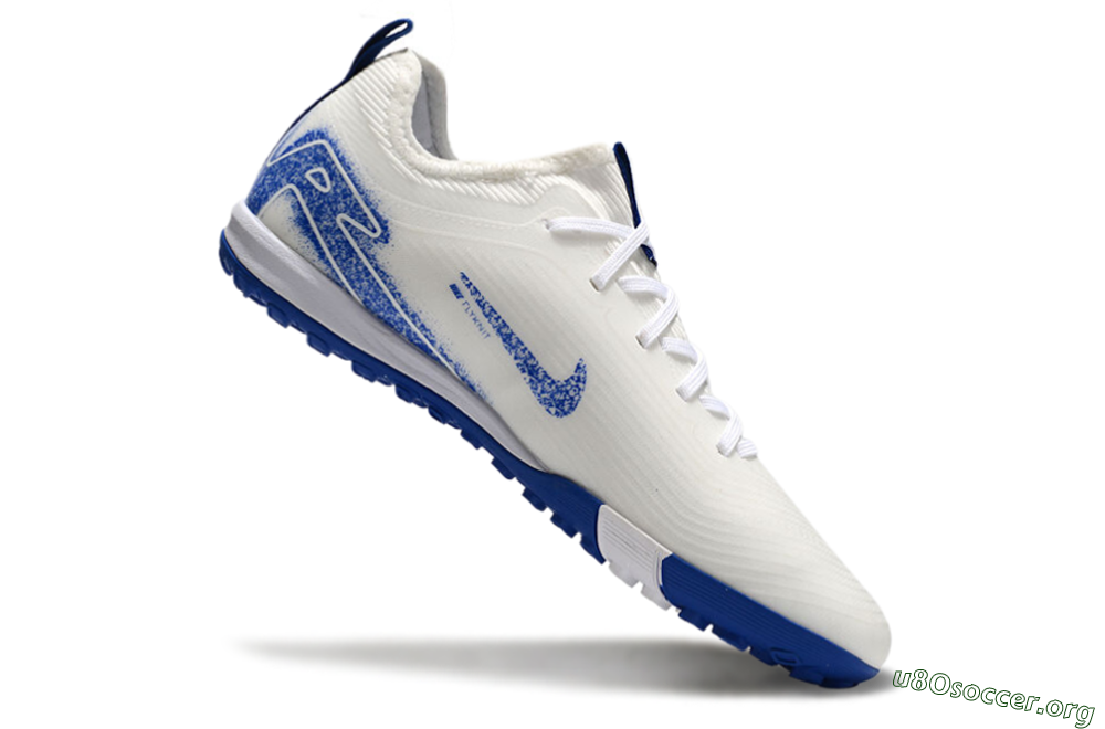 Nike Air Zoom Mercurial Vapor 16 Pro TF Football Shoes - White/Blue 5
