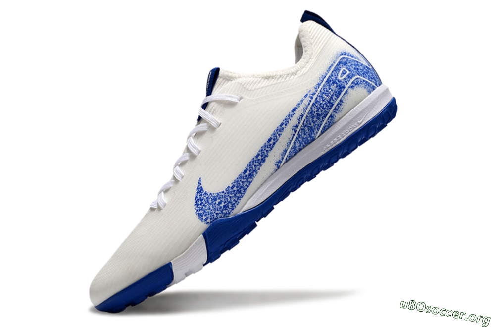Nike Air Zoom Mercurial Vapor 16 Pro TF Football Shoes - White/Blue 6