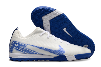 Nike Air Zoom Mercurial Vapor 16 Pro TF Football Shoes - White/Blue