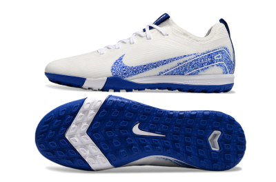 Nike Air Zoom Mercurial Vapor 16 Pro TF Football Shoes - White/Blue