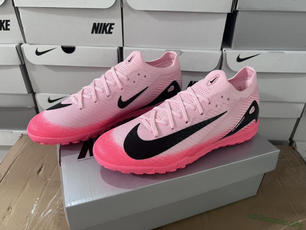 Nike Air Zoom Mercurial Vapor 16 Elite TF Football Shoes - Pink/White