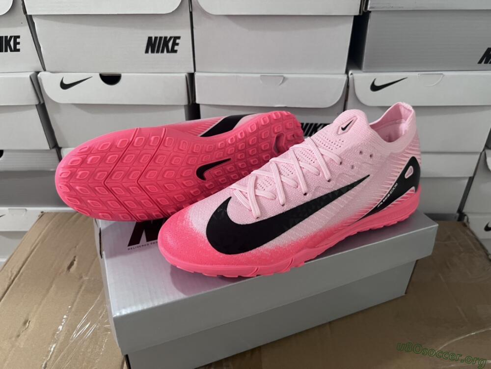 Nike Air Zoom Mercurial Vapor 16 Elite TF Football Shoes - Pink/White