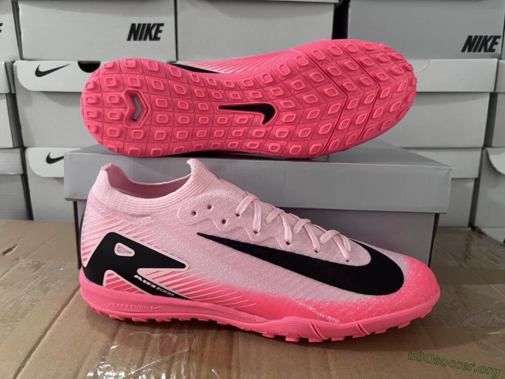Nike Air Zoom Mercurial Vapor 16 Elite TF Football Shoes - Pink/White