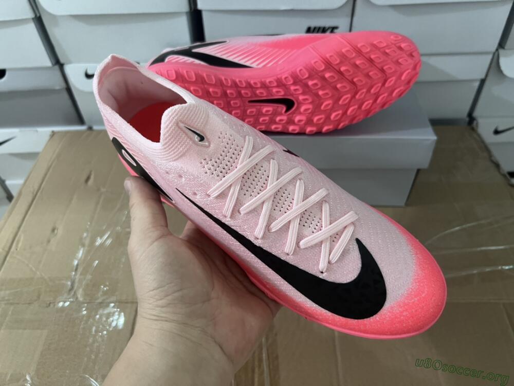 Nike Air Zoom Mercurial Vapor 16 Elite TF Football Shoes - Pink/White
