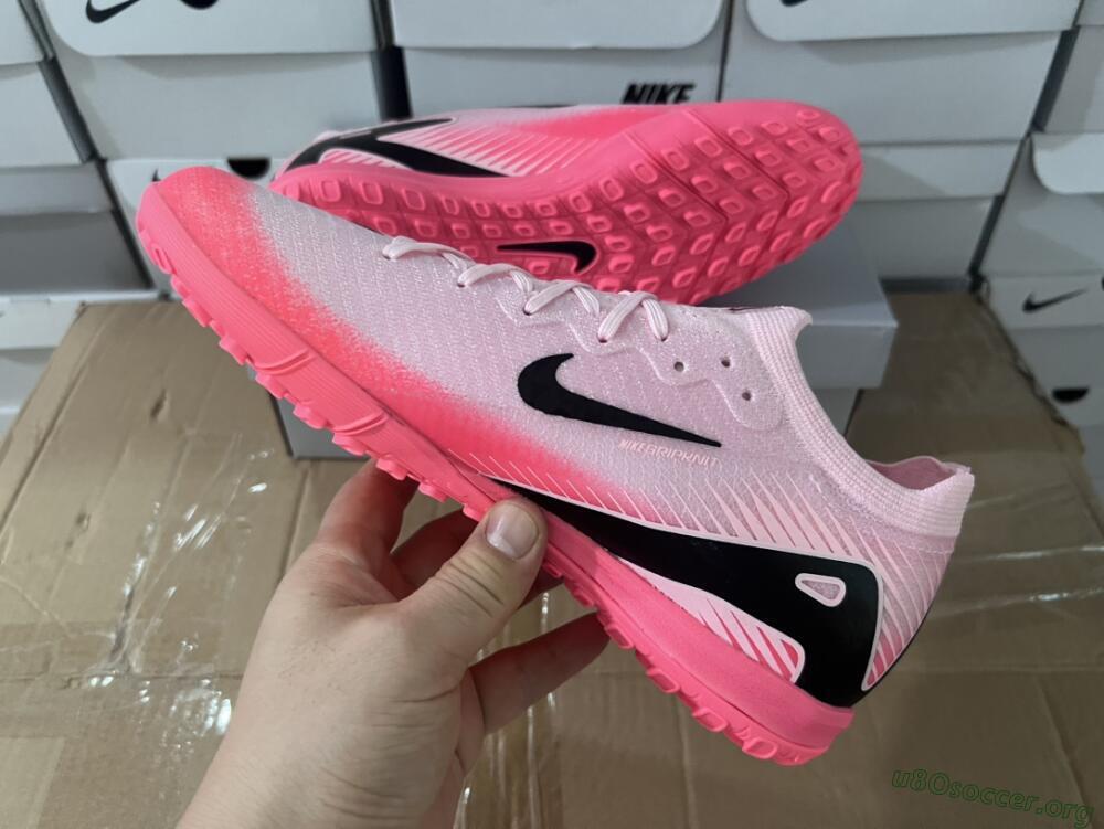 Nike Air Zoom Mercurial Vapor 16 Elite TF Football Shoes - Pink/White
