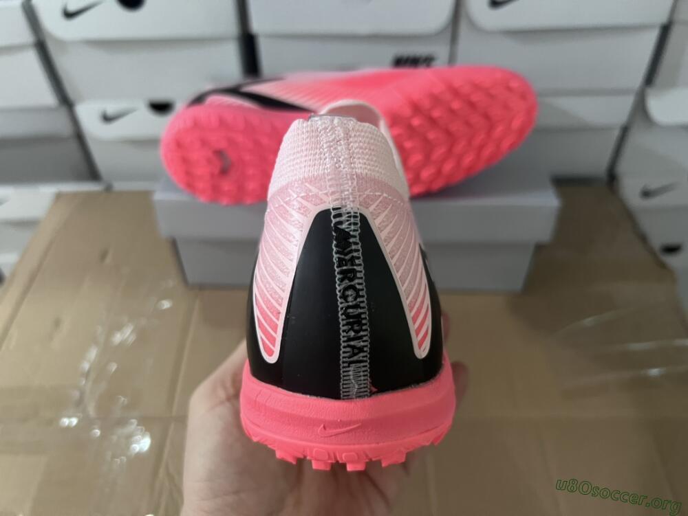 Nike Air Zoom Mercurial Vapor 16 Elite TF Football Shoes - Pink/White