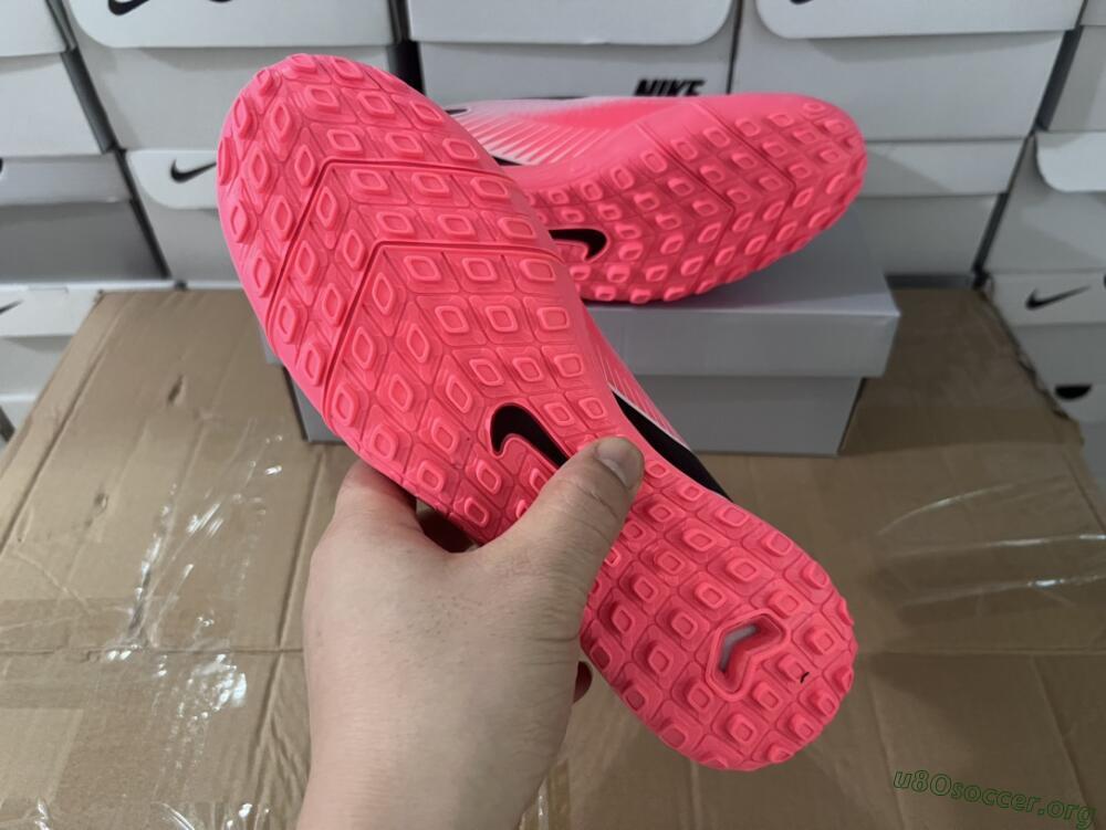 Nike Air Zoom Mercurial Vapor 16 Elite TF Football Shoes - Pink/White