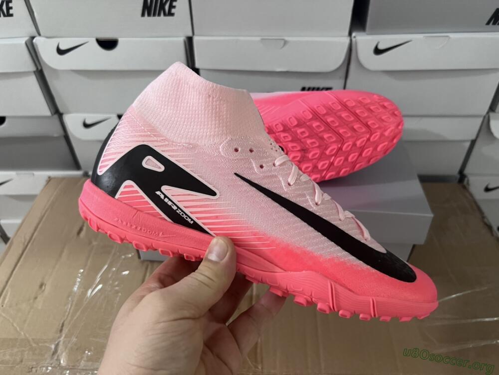 Nike Air Zoom Mercurial Superfly 10 Elite TF Football Shoes - Pink/Black