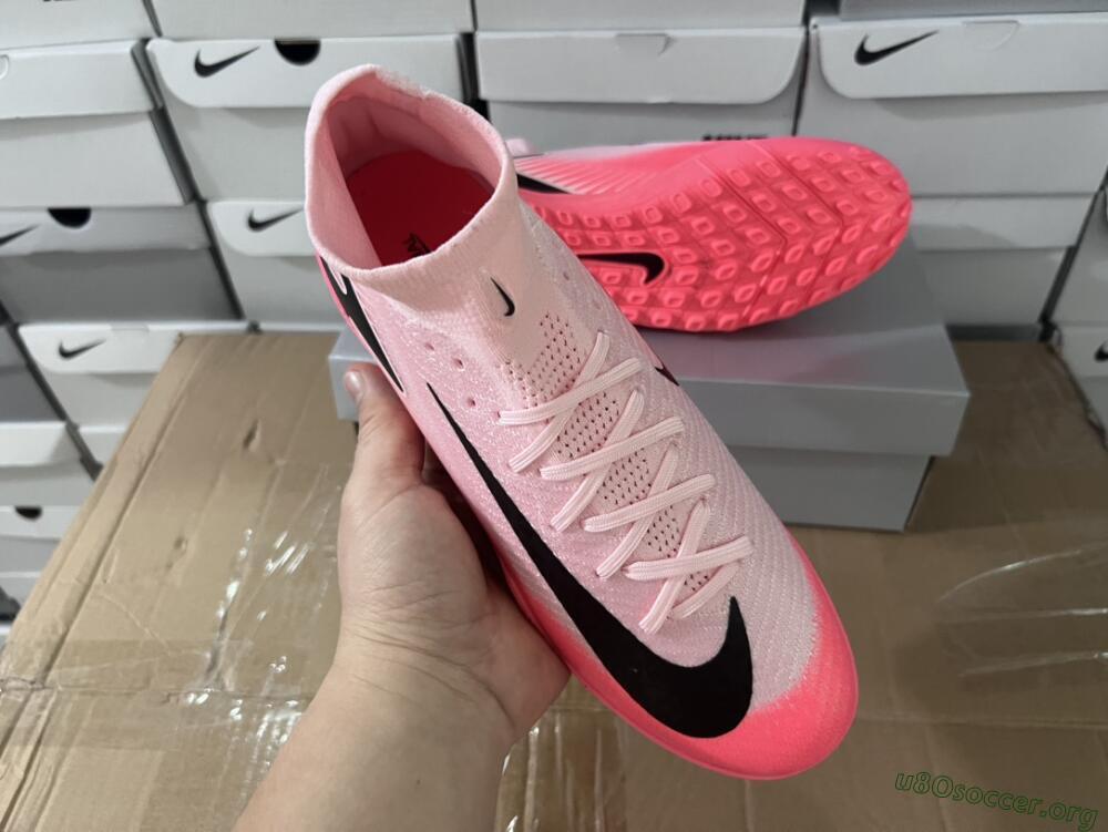 Nike Air Zoom Mercurial Superfly 10 Elite TF Football Shoes - Pink/Black