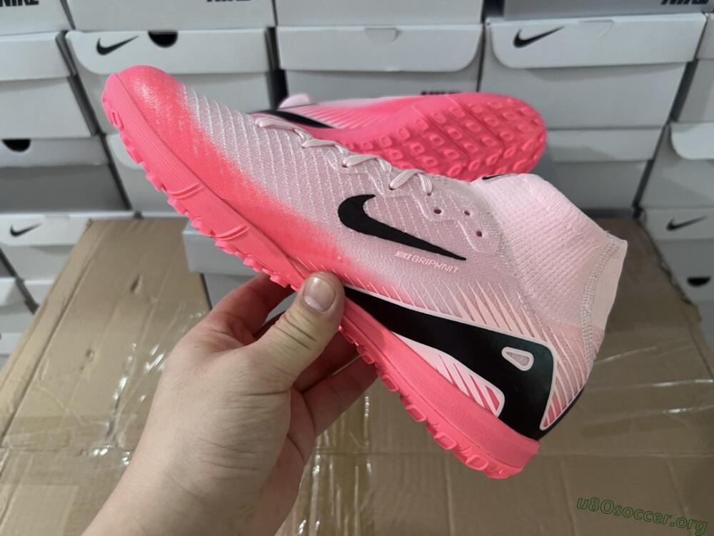 Nike Air Zoom Mercurial Superfly 10 Elite TF Football Shoes - Pink/Black