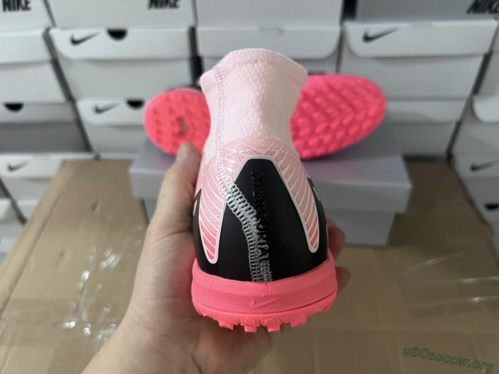 Nike Air Zoom Mercurial Superfly 10 Elite TF Football Shoes - Pink/Black