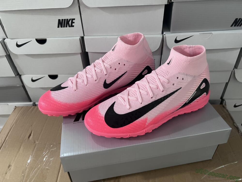 Nike Air Zoom Mercurial Superfly 10 Elite TF Football Shoes - Pink/Black
