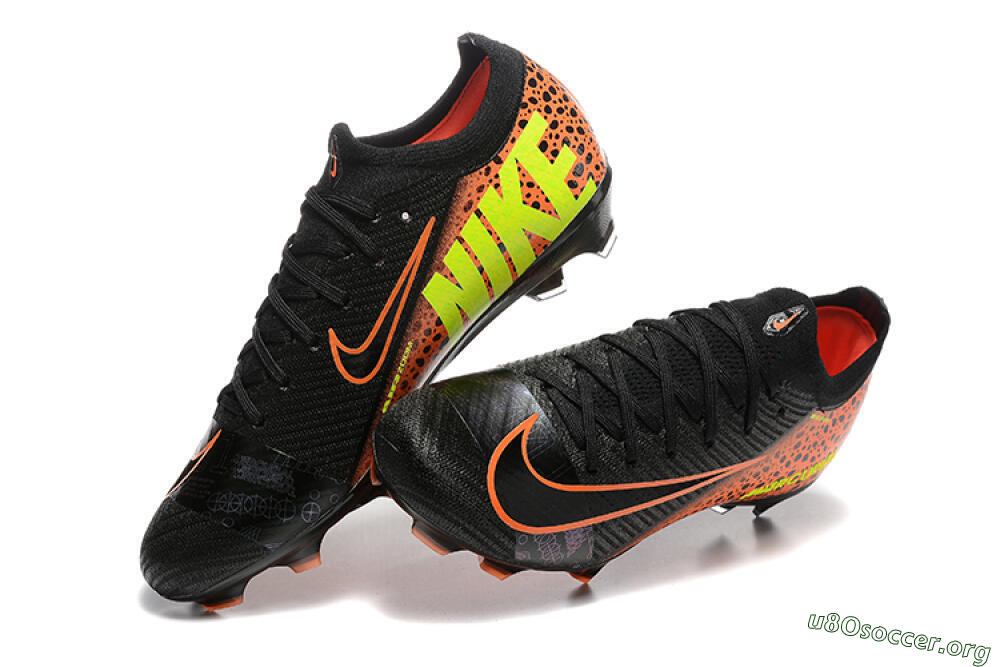 Nike Air Zoom Mercurial Vapor 16 Elite FG Football Boots - Black/Orange/Yellow 0