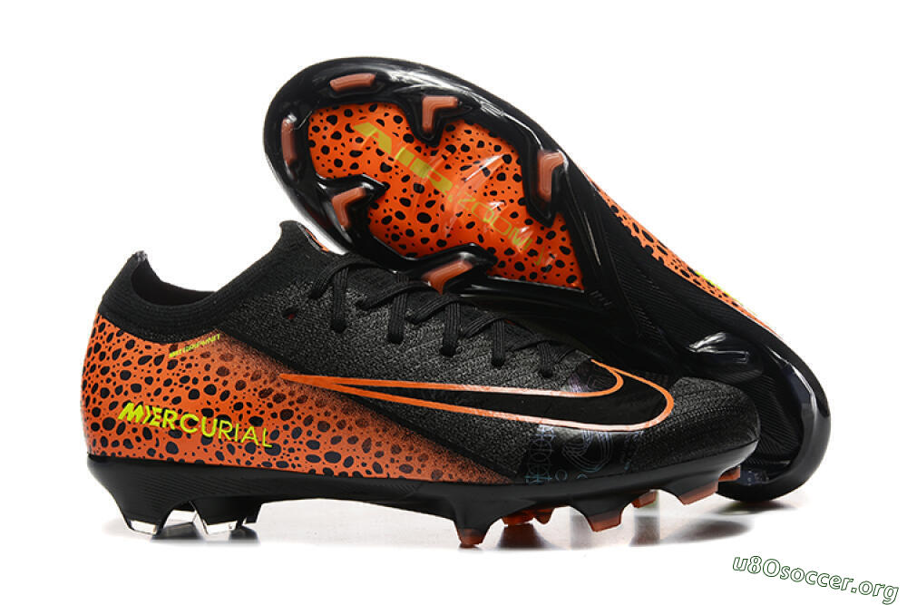Nike Air Zoom Mercurial Vapor 16 Elite FG Football Boots - Black/Orange/Yellow 2