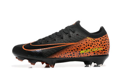 Nike Air Zoom Mercurial Vapor 16 Elite FG Football Boots - Black/Orange/Yellow