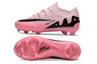 Kids Nike Air Zoom Mercurial Vapor 15 Elite FG Football Boots - Pink/Black