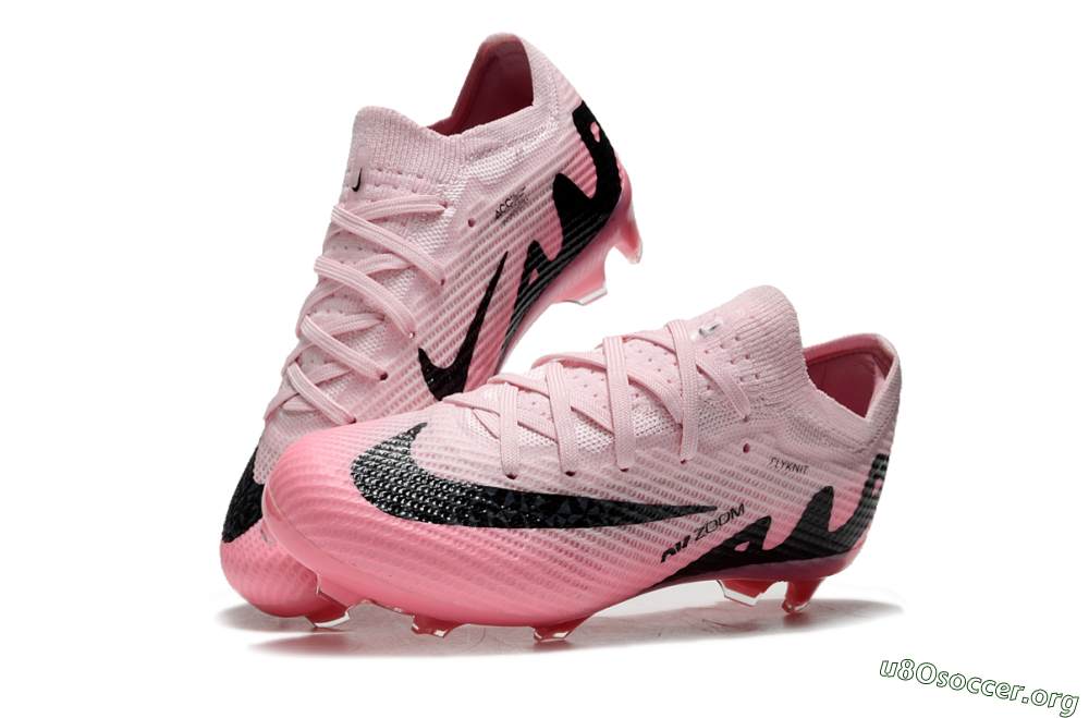 Kids Nike Air Zoom Mercurial Vapor 15 Elite FG Football Boots - Pink/Black 0